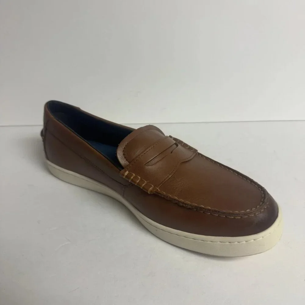Cole Haan Mens Nantucket Penny Loafer Tan Size 11.5 M